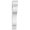 Ekena Millwork Standard Carmel Architectural Grade PVC Bracket With Traditional Ends, 5"W x 30"D x 30"H BKTP05X30X30CAR01 - alternate 2